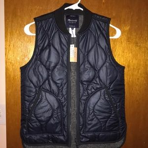 NWT REVERSIBLE MADEWELL VEST